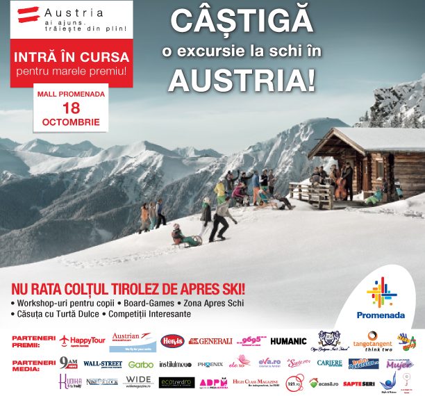 Iarna asta, fii primul pe partie in Austria